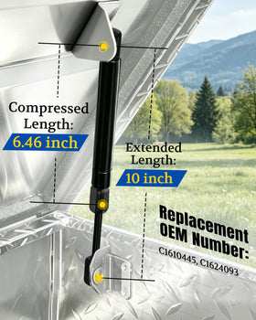ARANA close-up piston shaft with smooth finish, highlights durability and smooth motion