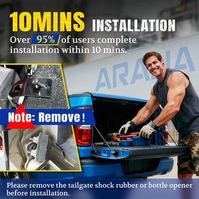 ARANA indicated driver-side bottle opener removal step for easier installation