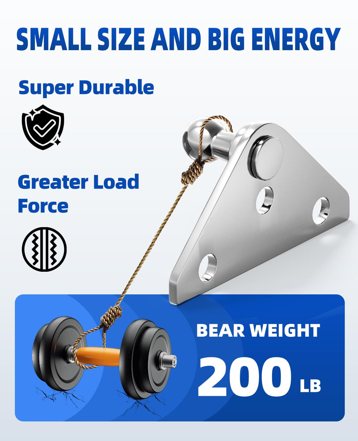 ARANA flat bracket detail showing flush mounting strength and durability