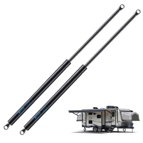 ARANA front view of 28 inch gas strut pair showing robust build and easy replacement benefit