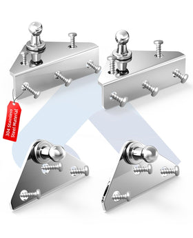 ARANA front view of four brackets and screws showing corrosion resistance benefit