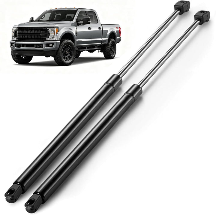 ARANA front view of packaged hood strut showing OEM fit and easy replacement benefit