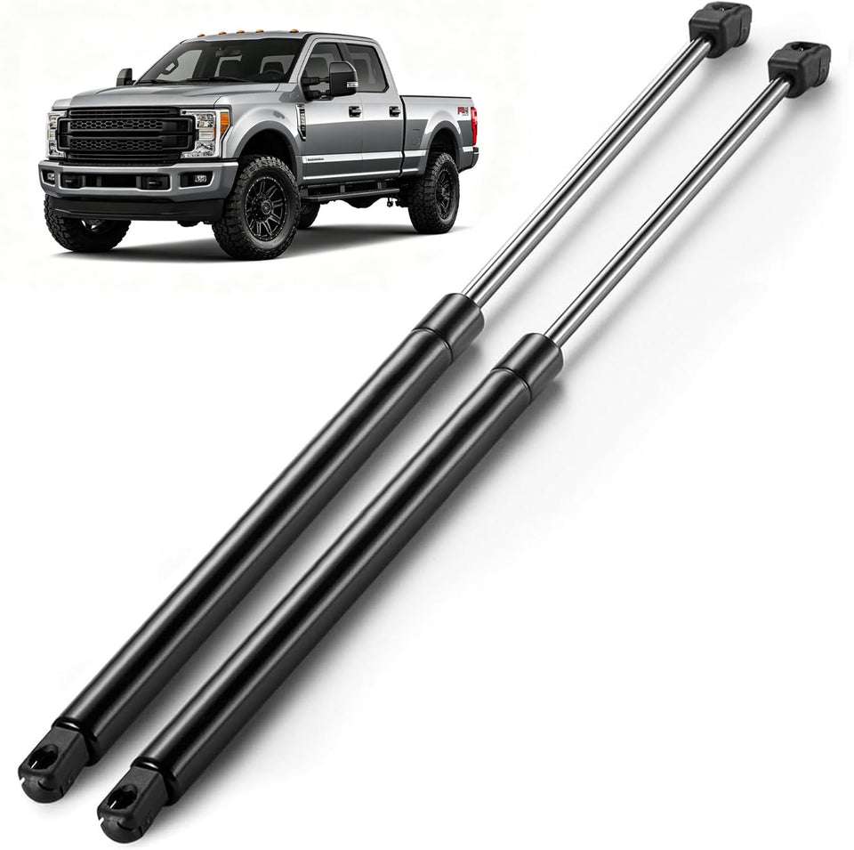 ARANA front view of packaged hood strut showing OEM fit and easy replacement benefit
