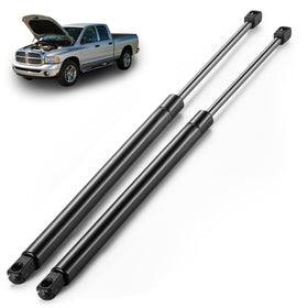 ARANA front view of hood strut pair showing OEM fit and easy replacement benefit