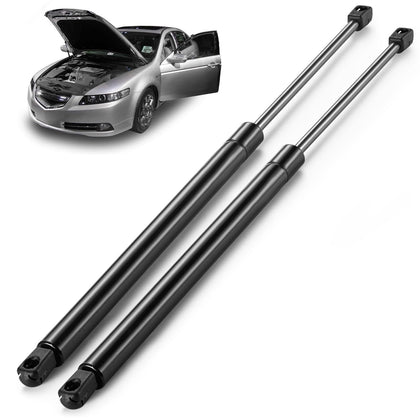 ARANA hood struts front packaging showing kit and included hardware benefit durability
