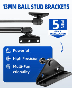 ARANA installed on a vehicle hatch demonstrating reliable gas strut support and smooth operation