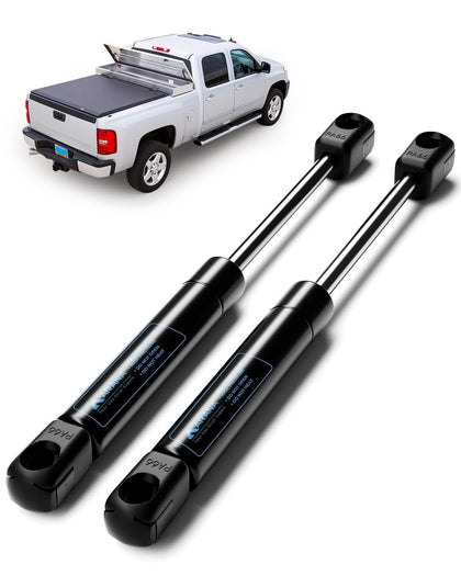 ARANA gas struts front view showing pair and packaging benefit easy identification