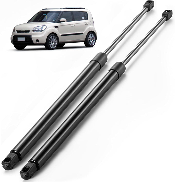 ARANA rear hatch struts packaging showing product and benefits
