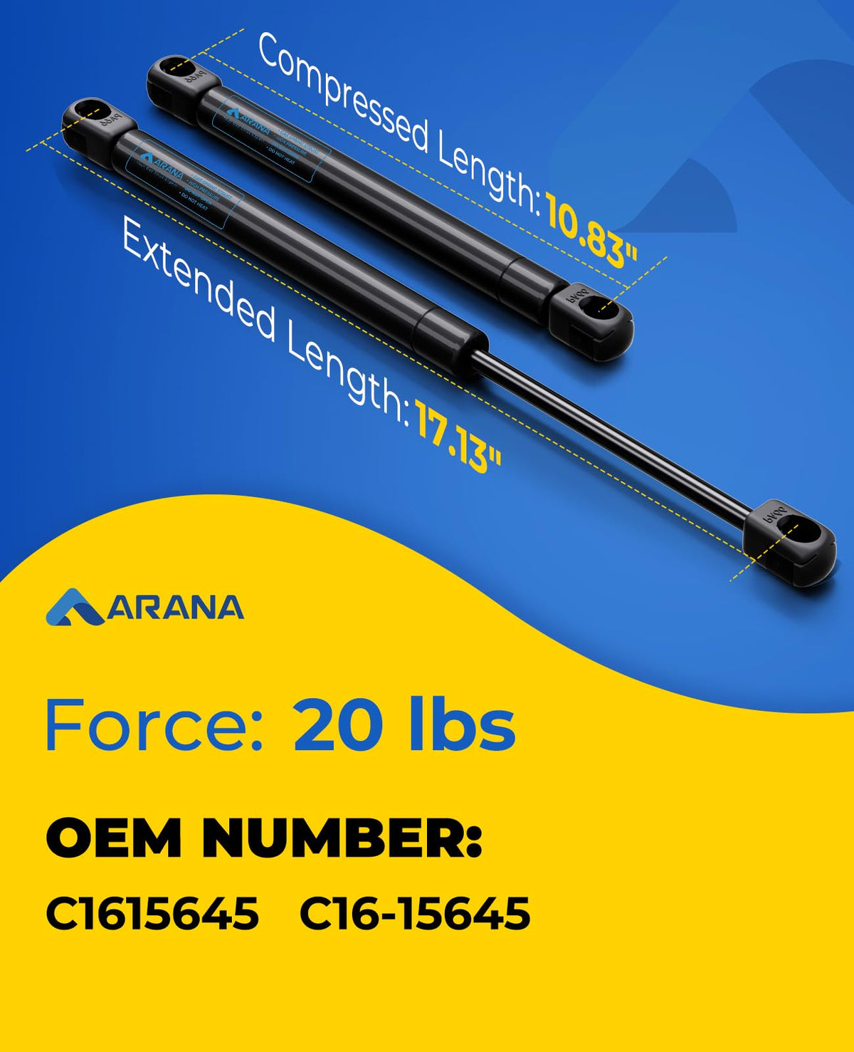 ARANA close-up of piston rod and seal highlighting smooth operation