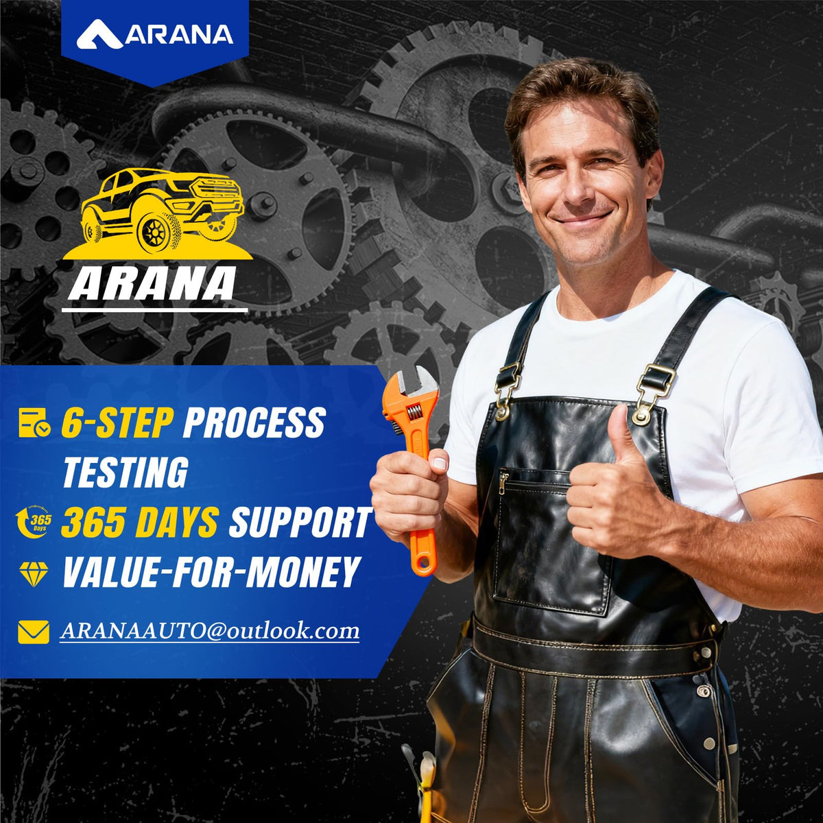 ARANA tailgate assisted open in use demonstrating safer, slower tailgate descent