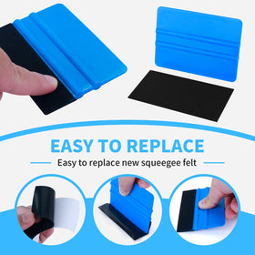 Arayker six-inch squeegee in hand demonstrating ergonomic grip and improved application control