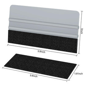 Arayker close-up of felt edge detail preventing scratches and smoothing film