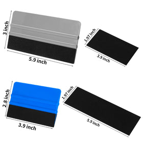 Arayker close-up of felt edge highlighting soft protection for scratch-free film smoothing