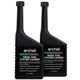 Archoil bottle front packaging showing product and quick benefit
