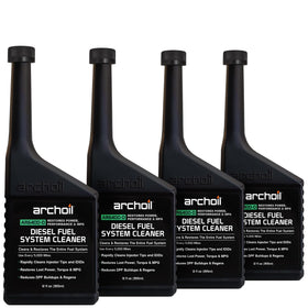 Archoil AR6400-D front packaging showing four 12 oz bottles and branding benefit