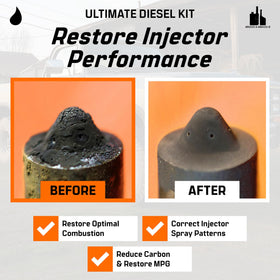 Archoil AR9100 being added to oil fill for friction reduction and anti-wear benefit