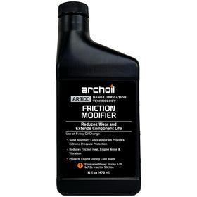 Archoil AR9100 front label showing product and benefits