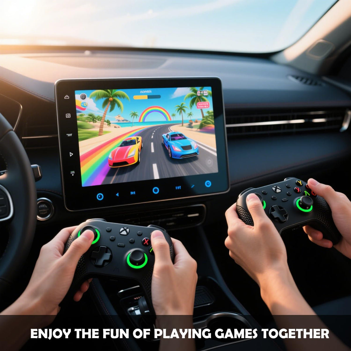 Arcoche powering dashcam and USB drive for uninterrupted recording
