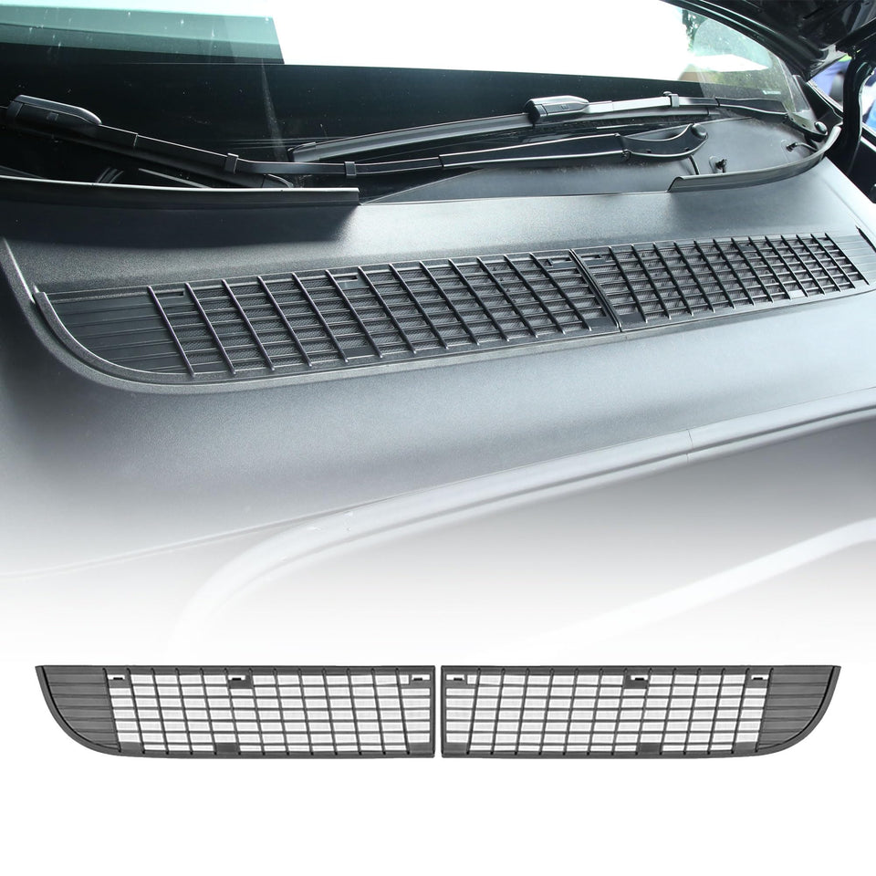 Arcoche grille front view showing fit and neat finish protecting intake