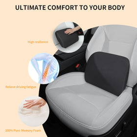 Arcoche installed neck support in use providing stable driving posture
