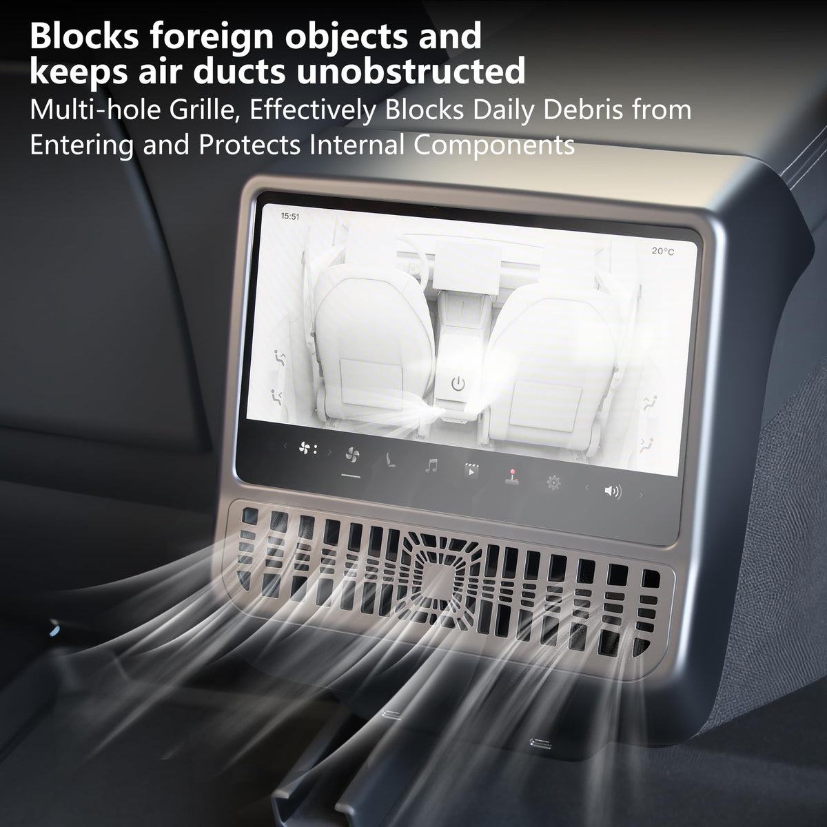 Arcoche vent trim texture detail highlighting premium finish and durability
