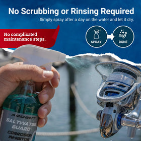 Ardent used on boat hardware and hinges, helping preserve marine fittings and finishes
