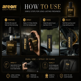 AREON hanging absorber pad detail with fabric texture and even diffusion