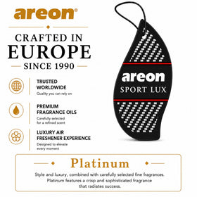 AREON hanger inside a closet demonstrating wardrobe freshness benefit