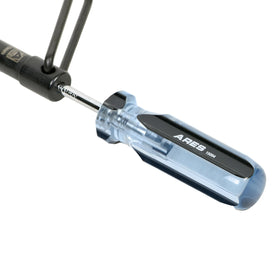 ARES length comparison with ruler illustrating 7.5-inch handle for added torque advantage