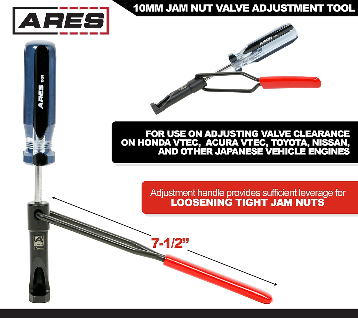 ARES socket window detail showing screwdriver visibility for more accurate adjustments