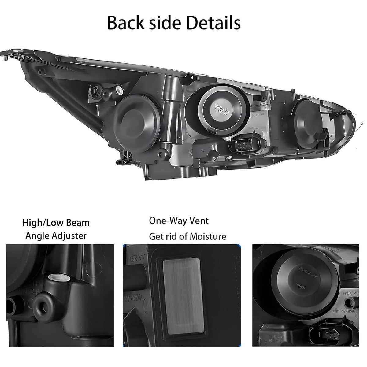 Aresparts installed on Ford Focus showing restored front-end lighting