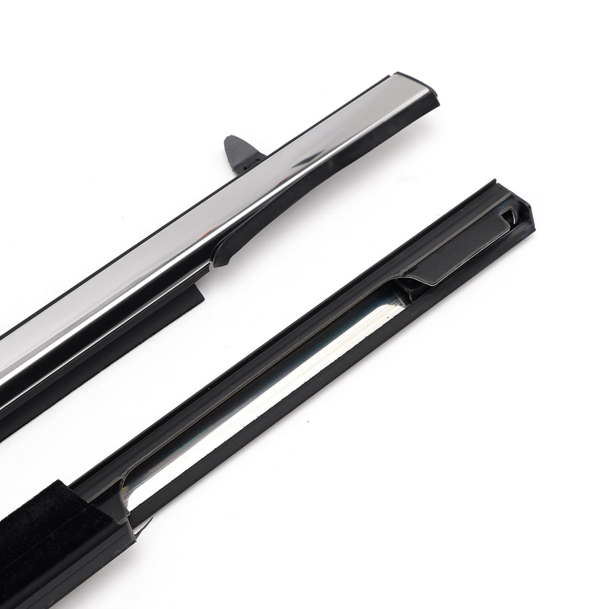 Areyourshop door channel installation view aiding straightforward fitment