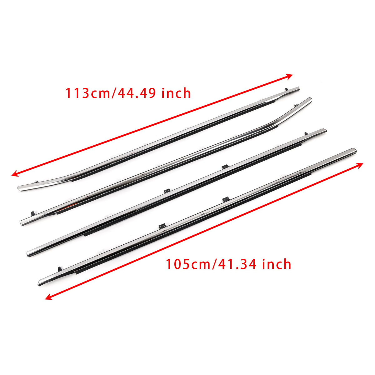Areyourshop rear left weatherstrip profile illustrating correct shape