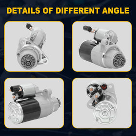 Argomar starter in hand scale comparison demonstrating compact size and fitment