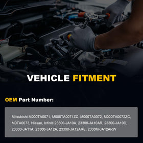 Argomar starter label and specs shot displaying model numbers and cross-reference