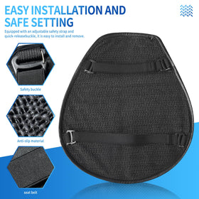 AriKroii anti-slip base texture showing strong grip and seat stability