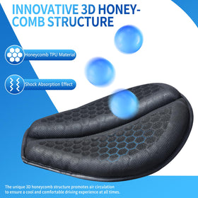 AriKroii close-up of 3D honeycomb cells highlighting breathable ventilation