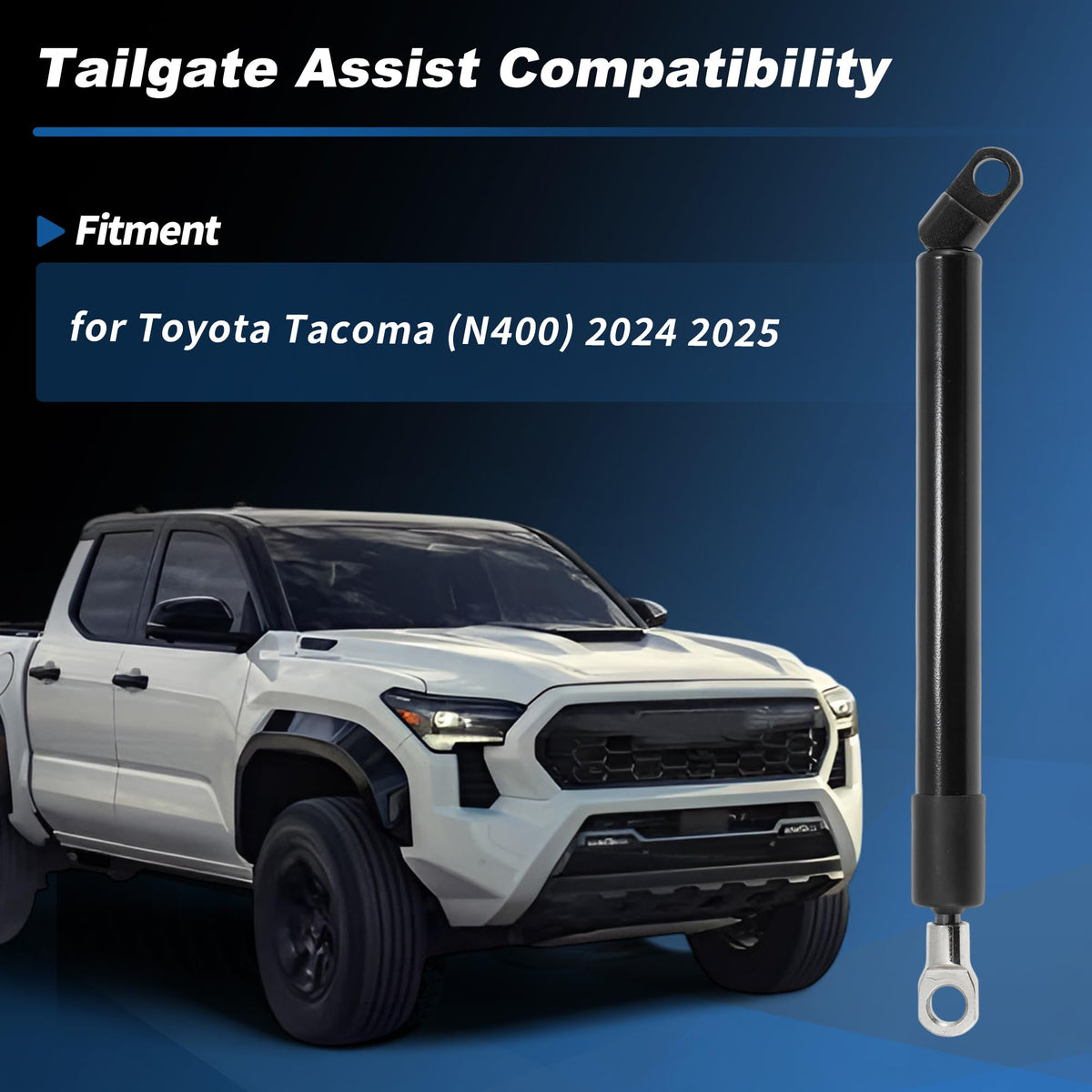 ARISELIFT gas strut close-up showing sealed cylinder and durable finish