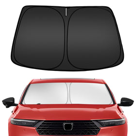 ARISMOTOR front view on Accord windshield showing full coverage benefit
