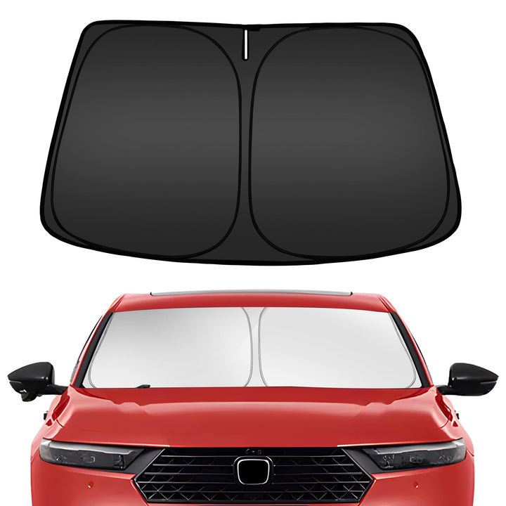 ARISMOTOR front view on Accord windshield showing full coverage benefit