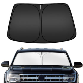 ARISMOTOR front view fitted on Atlas Cross Sport, protects interior from sun