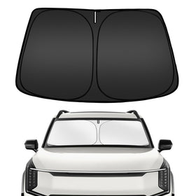 ARISMOTOR front view showing full windshield coverage and vehicle protection
