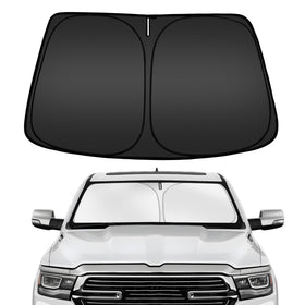 ARISMOTOR front packaging view showing custom Ram 1500 fit and neat storage