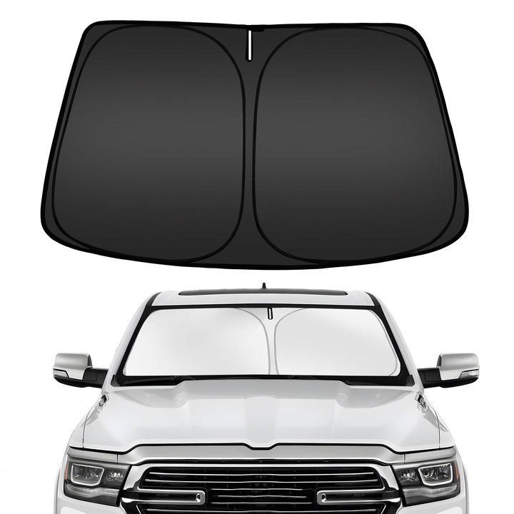 ARISMOTOR front packaging view showing custom Ram 1500 fit and neat storage