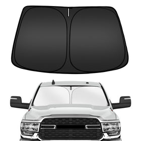ARISMOTOR front view showing custom-fit windshield coverage and full protection benefit