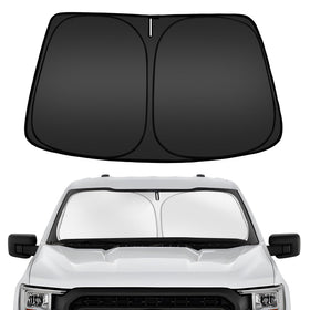 ARISMOTOR front view on Ford F-150 showing perfect fit and sun protection