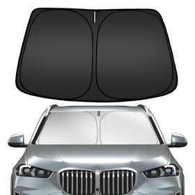 ARISMOTOR front view of windshield cover showing full fit and protection