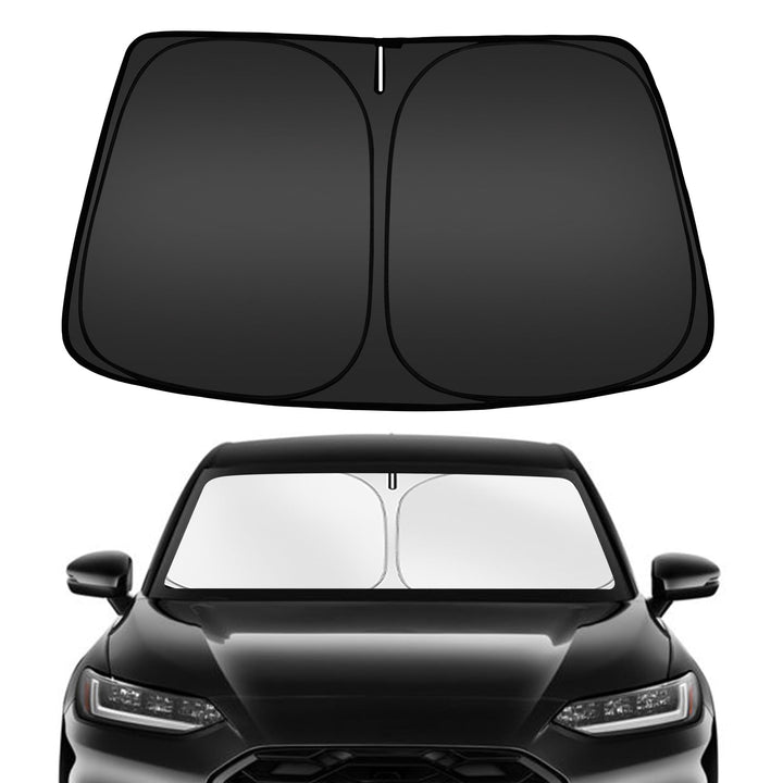 ARISMOTOR front view showing full windshield coverage and neat fit benefits