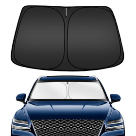 ARISMOTOR sun shade front packaging showing model fit and benefits