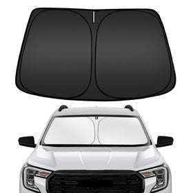 ARISMOTOR front view on GMC Terrain windshield showing full coverage and protection